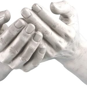 Magicun  Collection~Design Toscano The Offering Hands Wall Sculpture, 11 Inch, Polyresin, Antique Stone