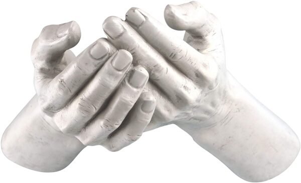 Magicun  Collection~Design Toscano The Offering Hands Wall Sculpture, 11 Inch, Polyresin, Antique Stone