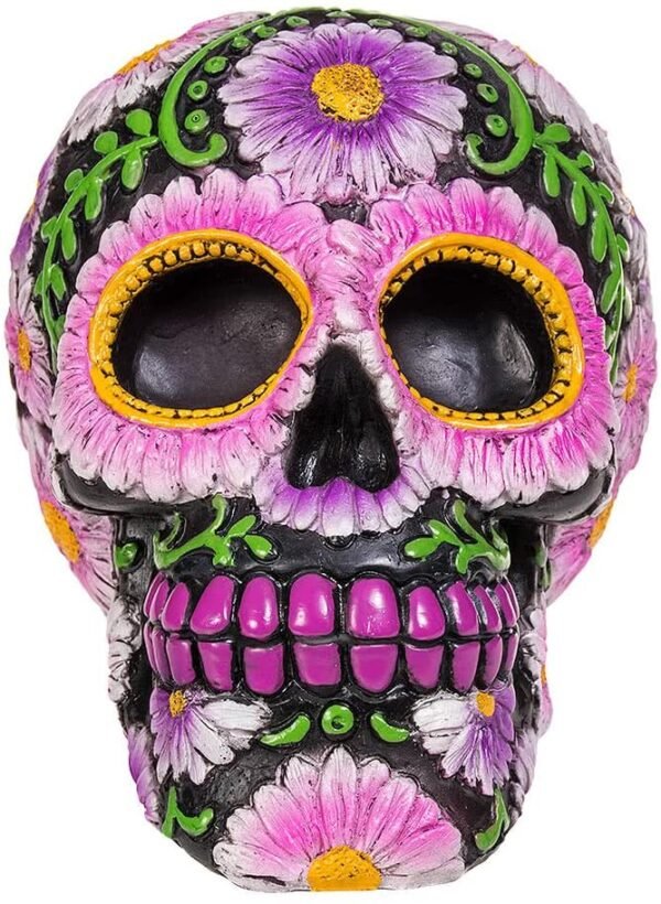 Dark Collection~Sugar Petal Skull 14.5cm, resin, Pale Pink