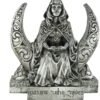 Magicun Altar~Dryad Design Moon Goddess Statue Silver Finish