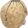 Dark Collection~B4057K8 Dead Man's Map Skull Figurine 17.5cm White, Resin, One Size