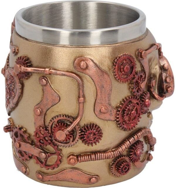 Steampunk Collection~Steaming Tankard Mug 13cm Bronze