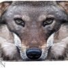 Animal Collection~ Portrait of a Wolf Wallet 11cm Grey, PU, One Size