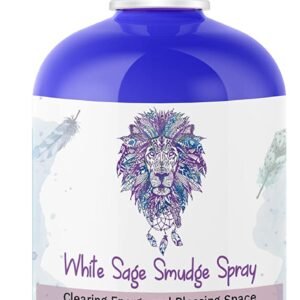 Witchcraft~White Sage Smudge Spray Cleanses Negative Energy. Infused with Spirits of Protection and Abundance. Best Alternative to Sage Smudge Sticks