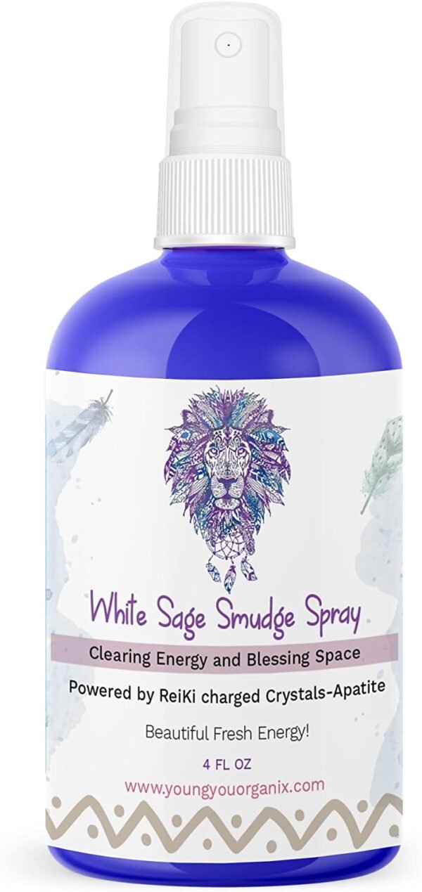 Witchcraft~White Sage Smudge Spray Cleanses Negative Energy. Infused with Spirits of Protection and Abundance. Best Alternative to Sage Smudge Sticks