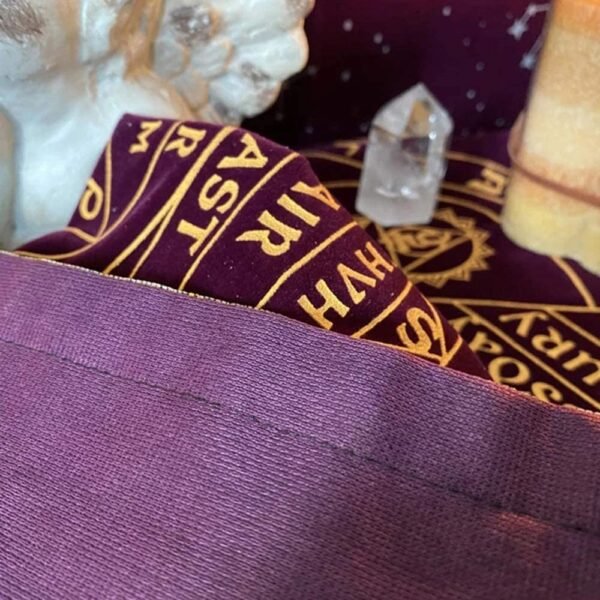 12 Constellations Tablecloth Astrology Tarot Divination Cards Table Cloth Tapestry  Altar Tarot Card Cloth Tablecloth