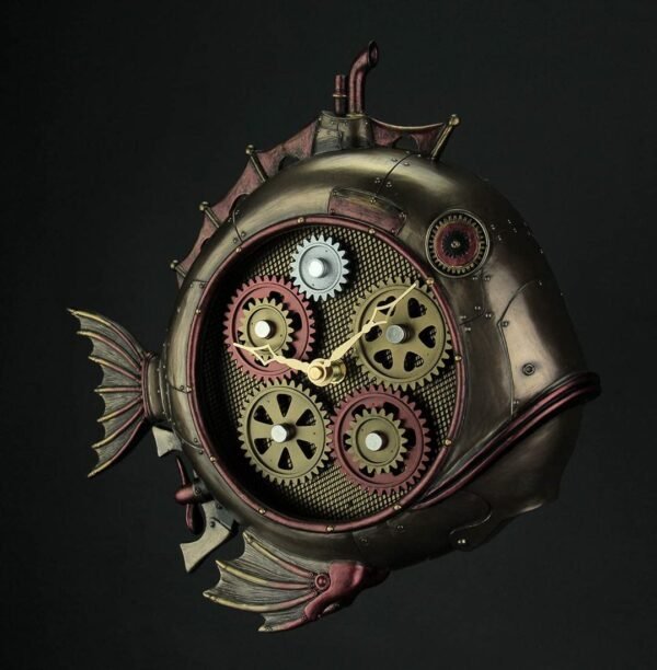 Magic  Collection~Steampunk Style Fish Submarine Wall Clock