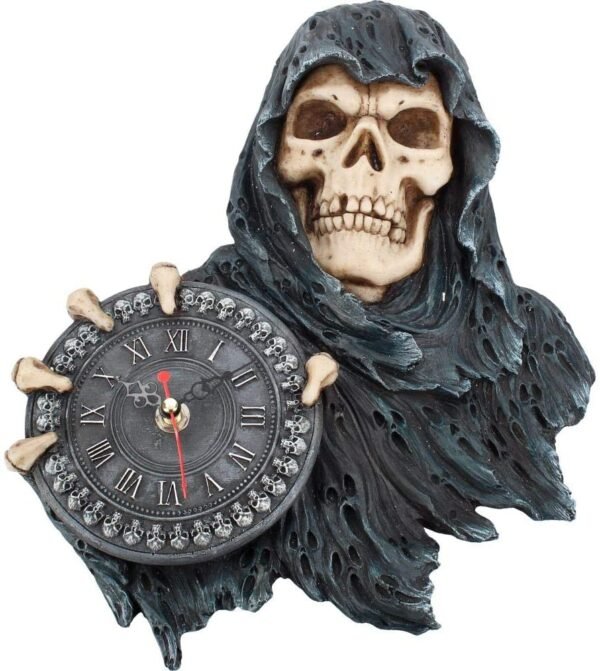 Dark Collection~Face of Time Clock 33cm Black