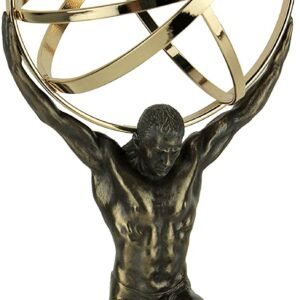 Magic  Collection~Bronze and Gold Finsh Atlas Carrying Celestial Sphere Statue