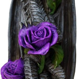 Magicun N.Giftware~Dragon Beauty Stick Anne Stokes Candle Holder NOW6853, Grey, Resin, One Size