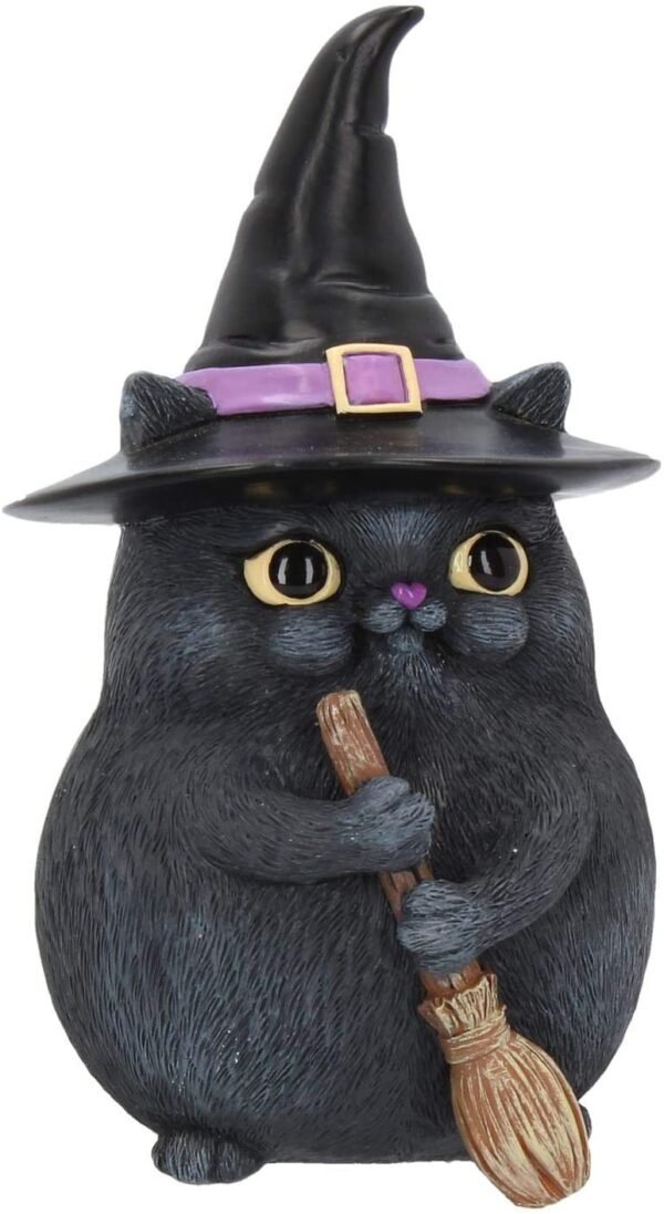 Animal Collection~ Lucky Black Cat Figurine 16cm, Resin, 12cm