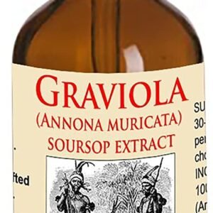 Witchcraft~Organic Graviola Liquid Soursop Extract 4 oz Wildcrafted Tincture (Annona Muricata) : Immune System Booster (4oz)