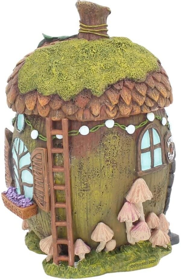 Nemesis Now Acorn Fairy House Figurine 18.5cm Brown, Resin