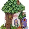 Fantasy Collection~ Woodland Tea Rooms Fairy House Figurine 23cm Green