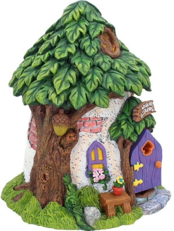 Fantasy Collection~ Woodland Tea Rooms Fairy House Figurine 23cm Green