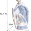 Magic  Collection~YLINSHA 11inch Holy Family Statue Catholic,Catholic Gifts,Nativity Scene, Nativity Set Ceramic Statue for Parents and Elders Who Love Religious Inspiration,Statuette Worth Collecting