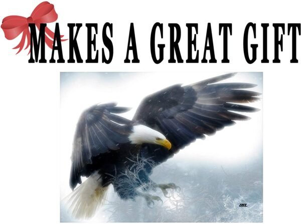 Magic  Collection~American Bald Eagle Flying Kitchen Glass Cutting Board Patriotic Decorative Gift Design