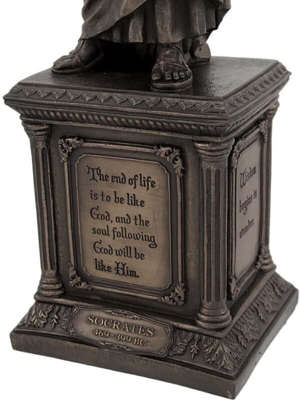 Magic  Collection~Bronze Finish Socrates Statue Philosophy