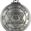 Soloman Pentant~Pewter Key of Solomon Pentacle of Mars Talisman Pendant