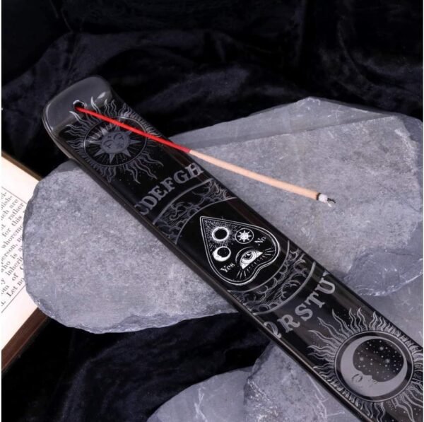 Wiccan Collection~U4574N9 Spirit Board Incense Holder 24.5cm, Black