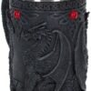 Fantasy Collection~ NEM3731 Black Wing Tankard Mug 18cm Black