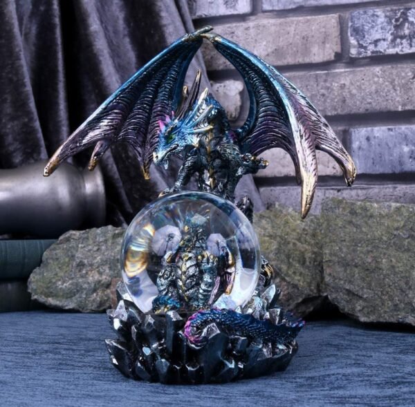 Nemesis Now Azul Oracle 19cm Snowglobe Blue, Resin