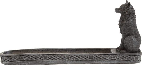 Animal Collection~ Catching The Scent Incense Burner 25cm, Resin, Black