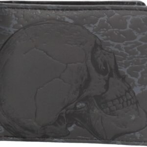 Dark Collection~C4265M8 Memento Mori Wallet 10cm Black, PU