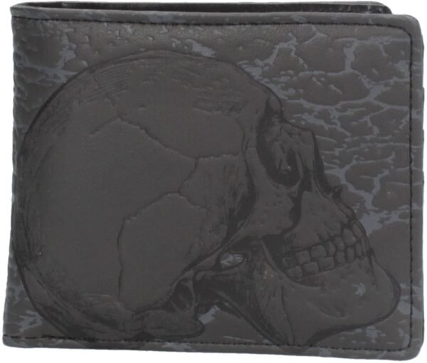 Dark Collection~C4265M8 Memento Mori Wallet 10cm Black, PU