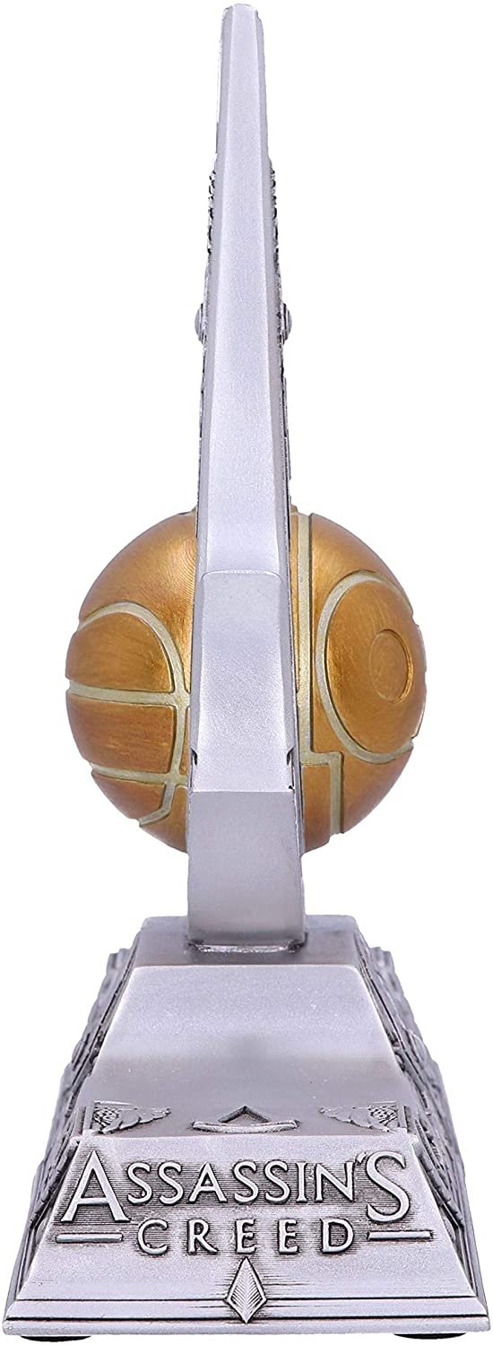 Gaming collectables~ Officially Licensed Assassin's Creed Apple of Eden Resin Bookends, Silver, 18.5cm