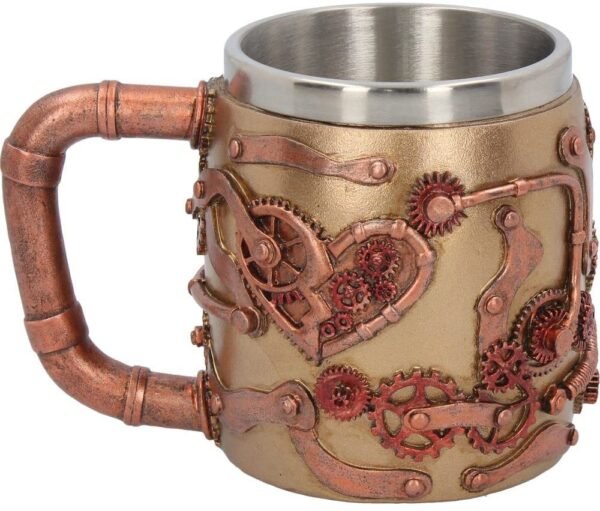 Steampunk Collection~Steaming Tankard Mug 13cm Bronze