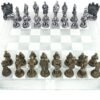 Mythology Collection~ Medieval Knight Chess Set 43cm Gold