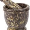 Witchcraft~Magickal Finds LMS22 Triple Moon Soapstone Mortar & Pestle