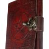 Witchcraft~Skyland LEATHER JOURNAL Writing Notebook - Antique Handmade Leather Bound Daily Notepad For Men & Women Unlined Paper 8 x 6 Inches, Best Gift for Art Sketchbook, Travel Diary & Notebooks to Write in