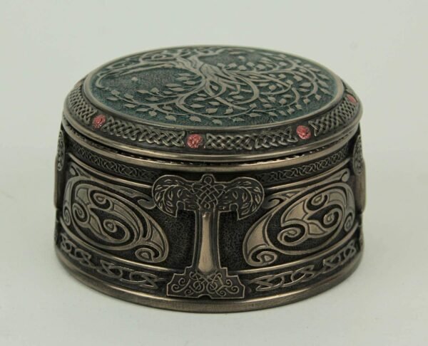 Magic  Collection~Bronze Finish Spiritual Tree of Life Trinket Box