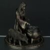 Magic  Collection~Veronese Ceridwen - Celtic Goddess of Knowledge with Cauldron Statue