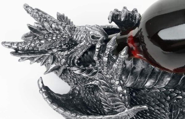 Fantasy Collection~ Guzzlers Dragon Wine Bottle Holder 32cm Black