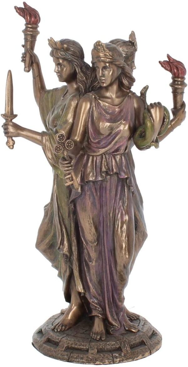 Mythology Collection~ Hecate Goddess of Magic Figurine 28cm Bronze