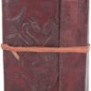Magicun N.Giftware~Double Dragon Leather Journal 20cm Brown