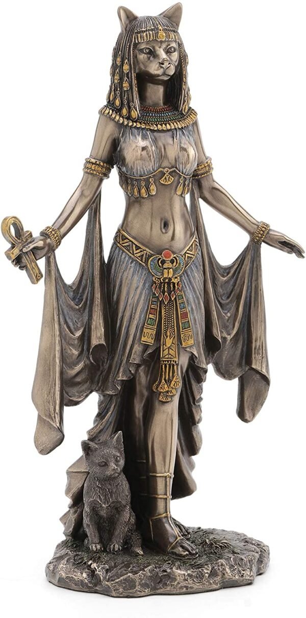 Magic  Collection~Bastet Egyptian Goddess of Protection Statue Sculpture 10" Tall