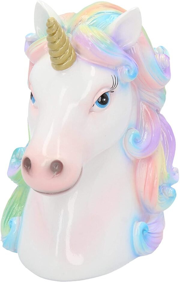 Fantasy Collection~ Magic Money Unicorn Money Box 17cm White