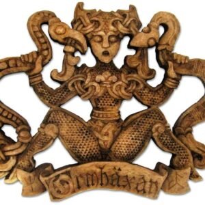 Magicun Altar~Dryad Design Ormhaxan Celtic Snake Witch Plaque