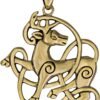 Bronze Celtic Stag Pendant