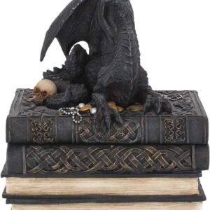 Magicun N.Giftware~Secrets Of The Dragon Box 19cm Black