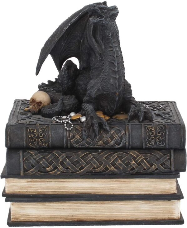Magicun N.Giftware~Secrets Of The Dragon Box 19cm Black