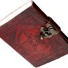 Witchcraft~Skyland LEATHER JOURNAL Writing Notebook - Antique Handmade Leather Bound Daily Notepad For Men & Women Unlined Paper 8 x 6 Inches, Best Gift for Art Sketchbook, Travel Diary & Notebooks to Write in