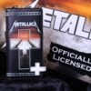 Band Merchandise~ B4685N9 Metallica Master of Puppets Embossed Purse, PU, Black, 18.5cm