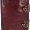 Wiccan Collection~Spirit Board Leather Journal With Lock 28cm Brown