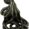 Magic  Collection~Antique Bronze Finish Octopus Cell Phone Holder Kraken Statue