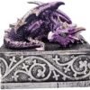 Fantasy Collection~ Dragon Safehold 8.4cm Set of 4, Boxes, Resin, Multi-Coloured